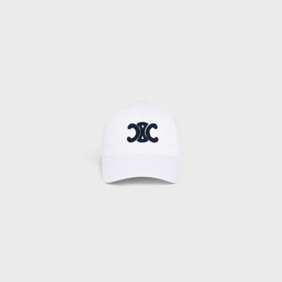 CELINE COTTON TRIOMPHE BASEBALL CAP outlook