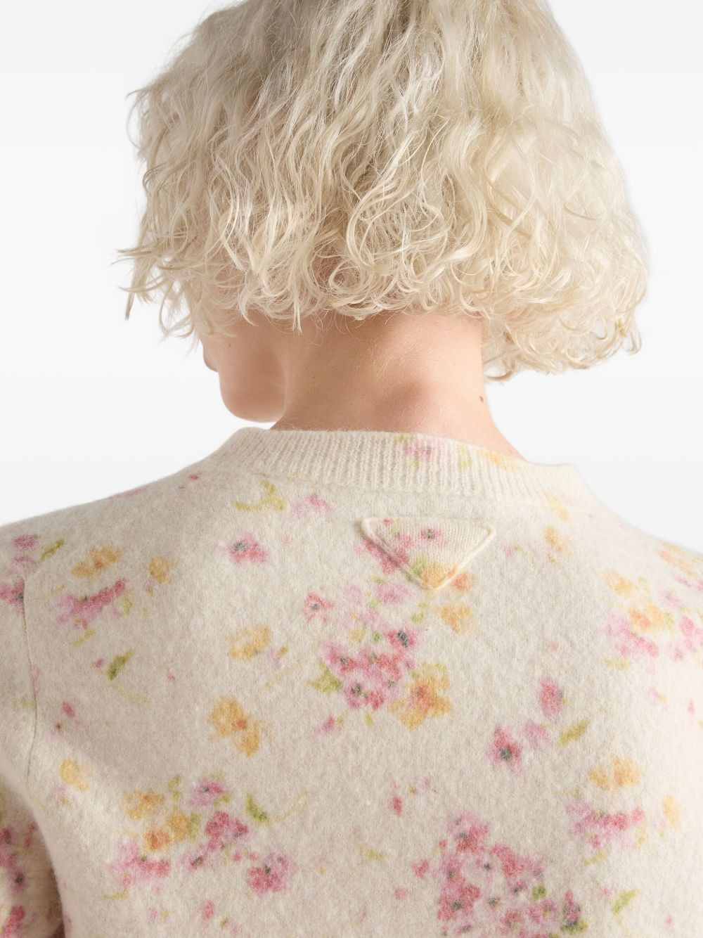 floral-pattern cardigan - 5
