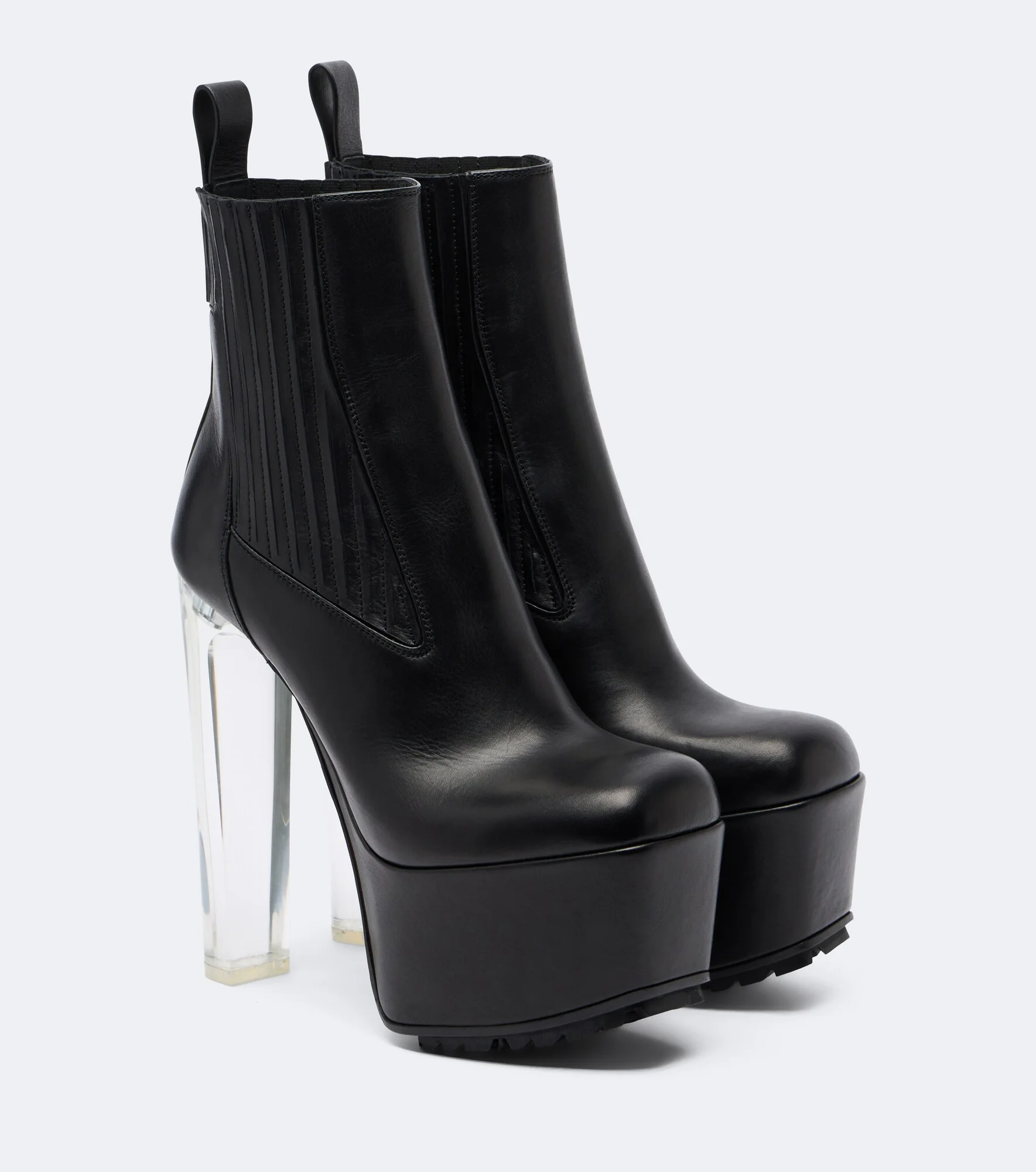Beatle Kiss leather platform ankle boots - 1