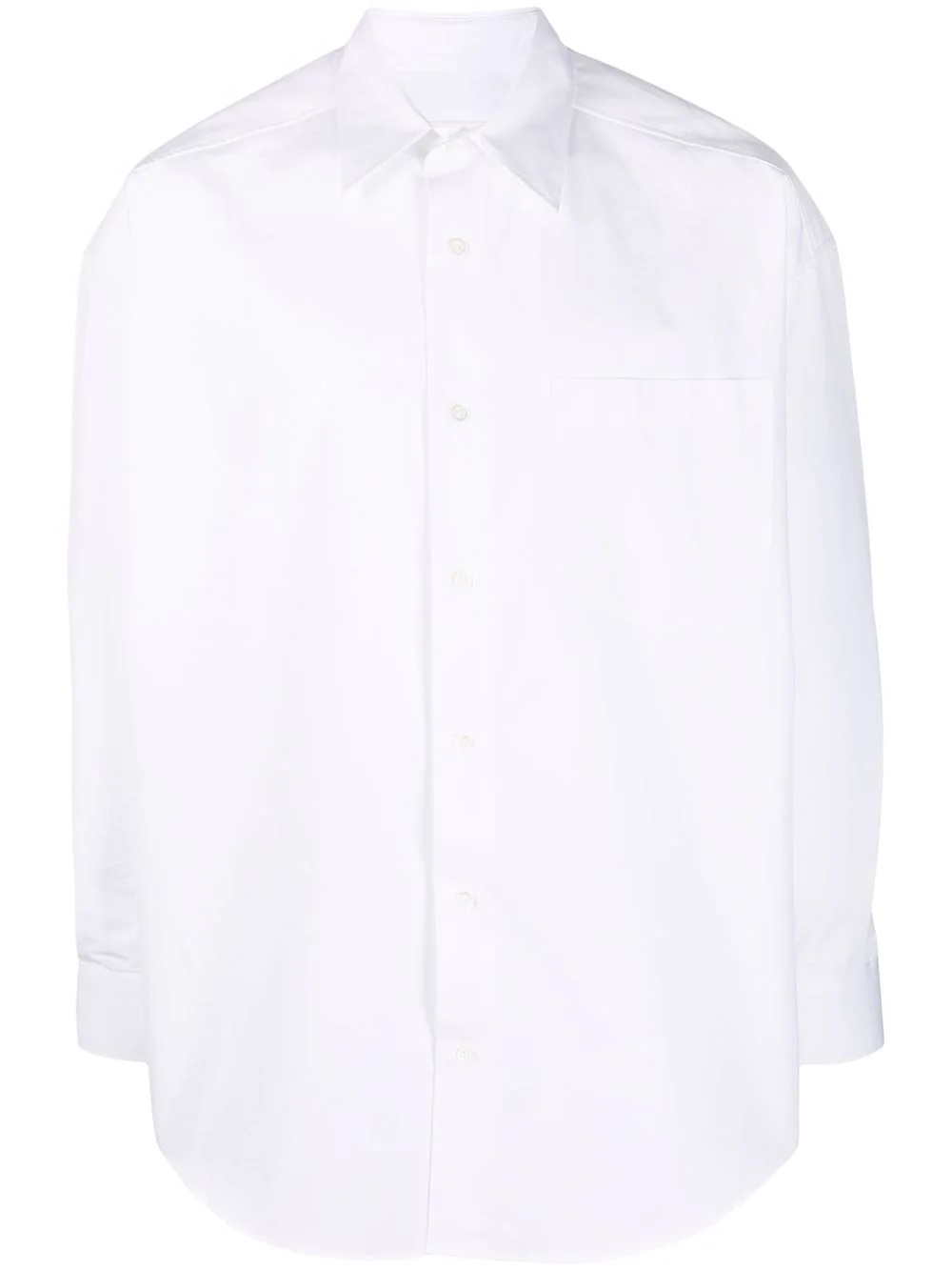 oversized button-up shirt - 1