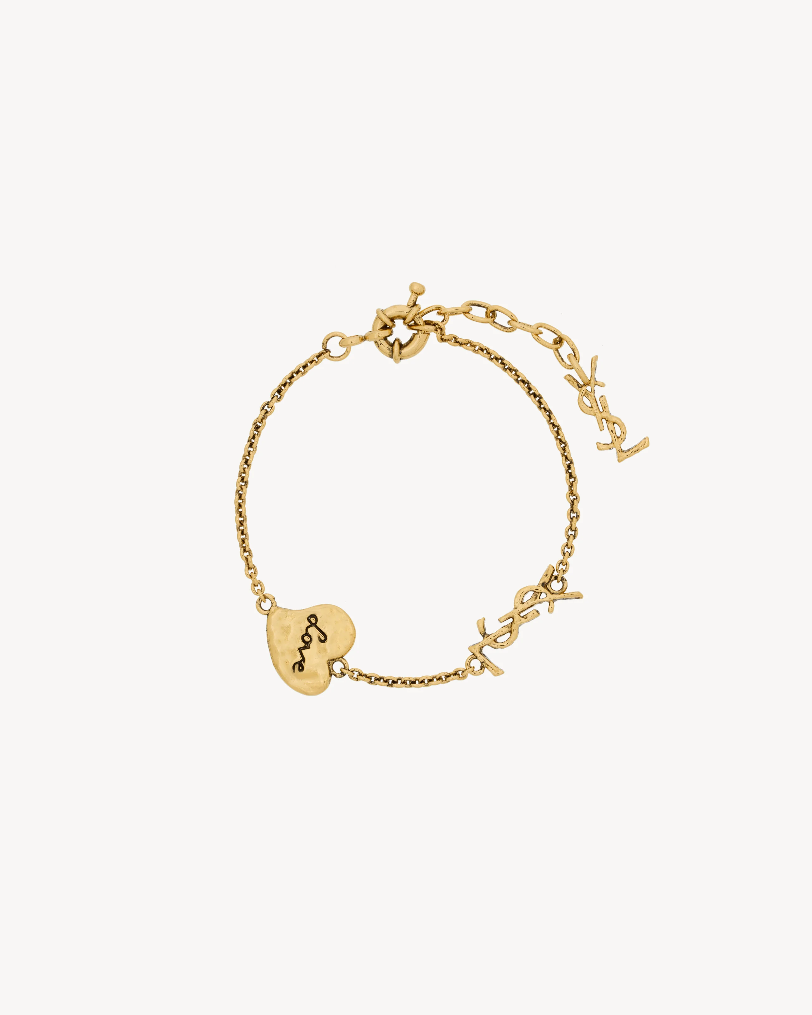 CASSANDRE HEART BRACELET IN BRASS - 1