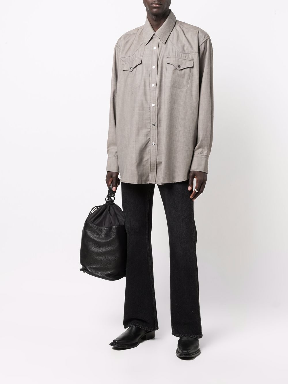 ranch-cut longsleeved shirt - 2