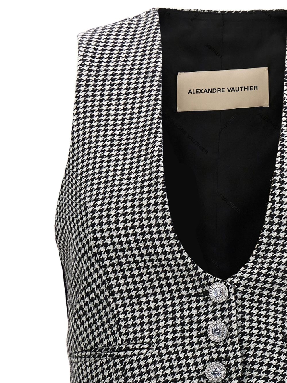 houndstooth waistcoat - 3