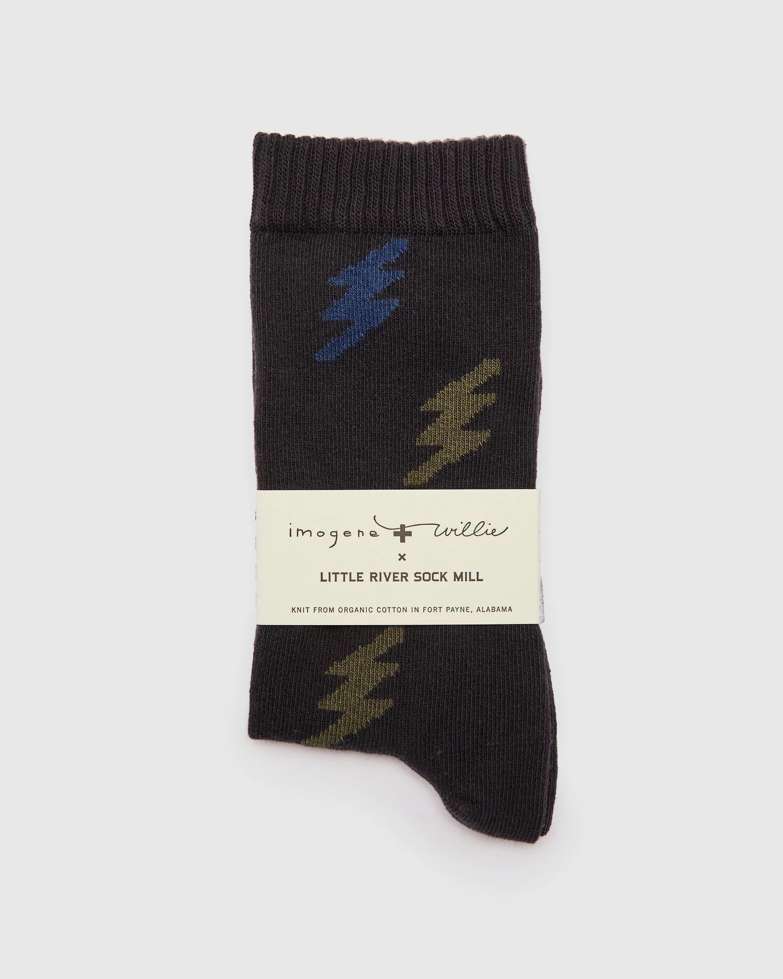 Bolt Socks in Vintage Black - 1