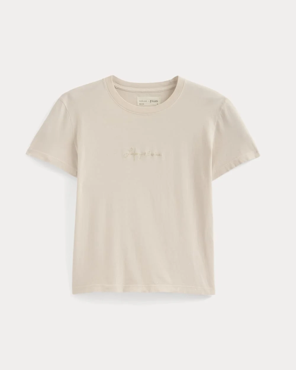 EVERLANE X THE LAUFEY FOUNDATION BOX-CUT TEE - 1
