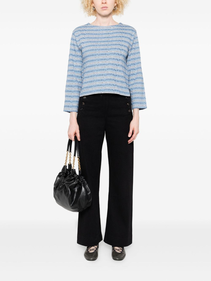 BODE boat-neck blouse outlook