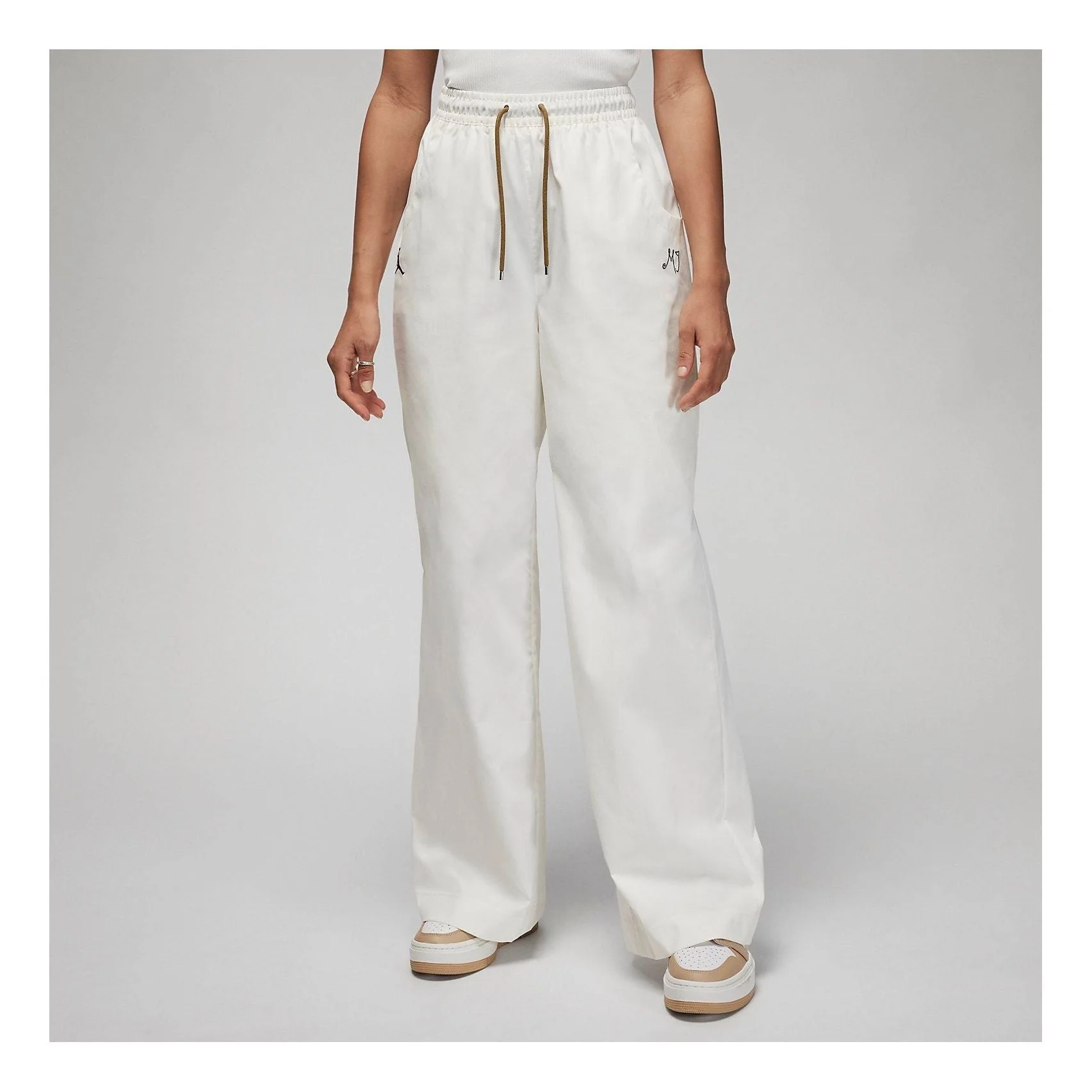 (WMNS) Air Jordan Woven Pants 'White' FB5123-133 - 1