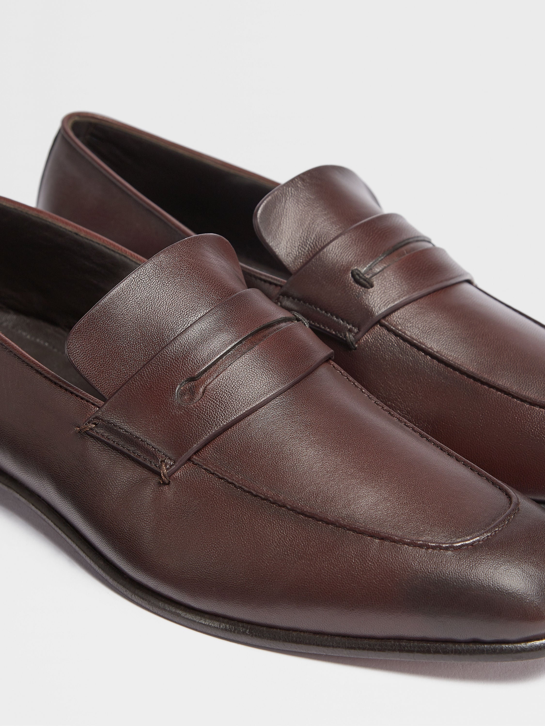 【関税込み】ZEGNA ブラウン ソフトカーフ L'asola ローファー Zegna L'Asola スエードローファー | ブラウン | FARFETCH JP