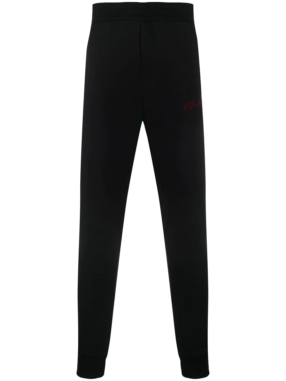 McQueen cotton track pants - 1