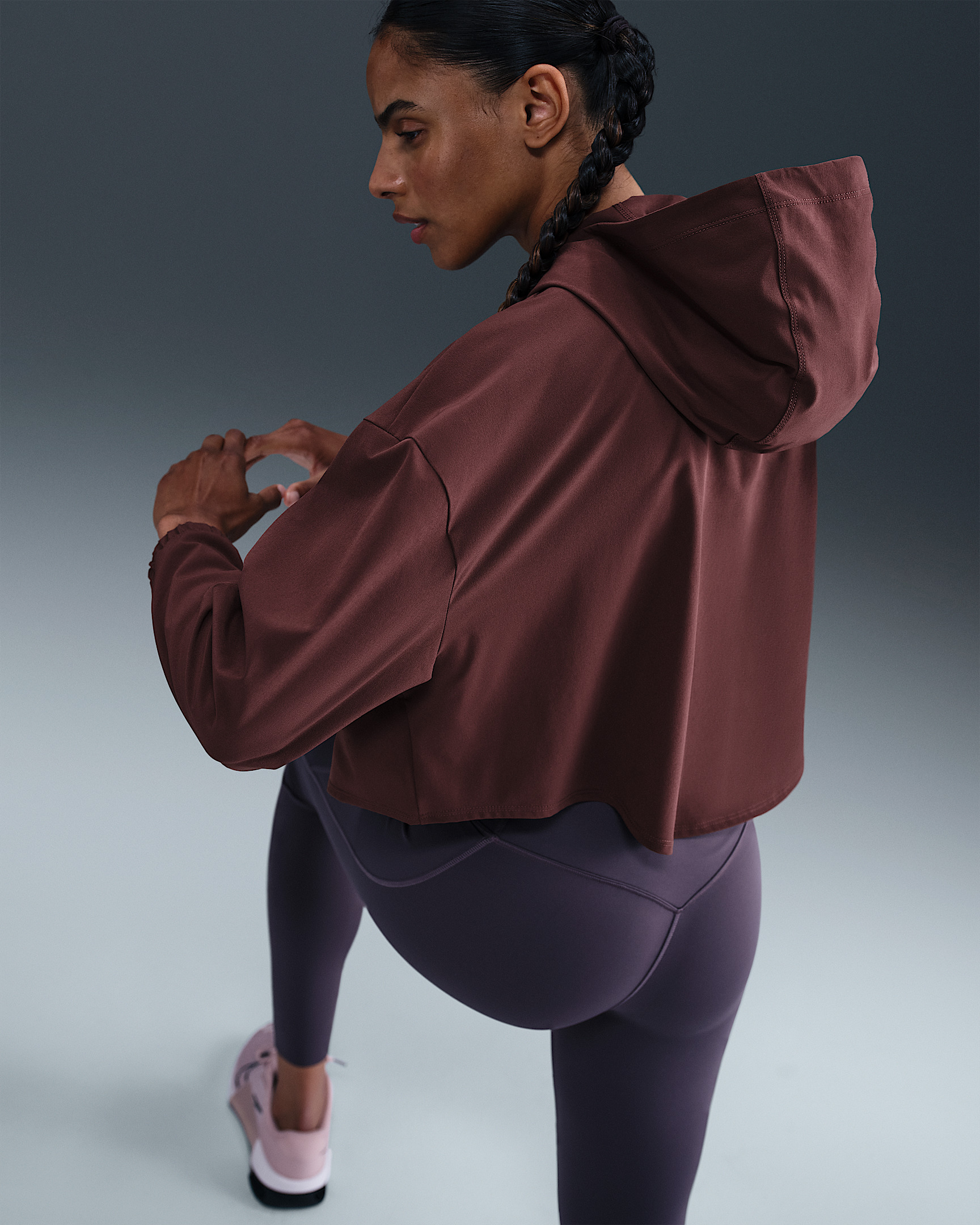 Nike One Women's Repel Oversized Hooded Woven Jacket - 2