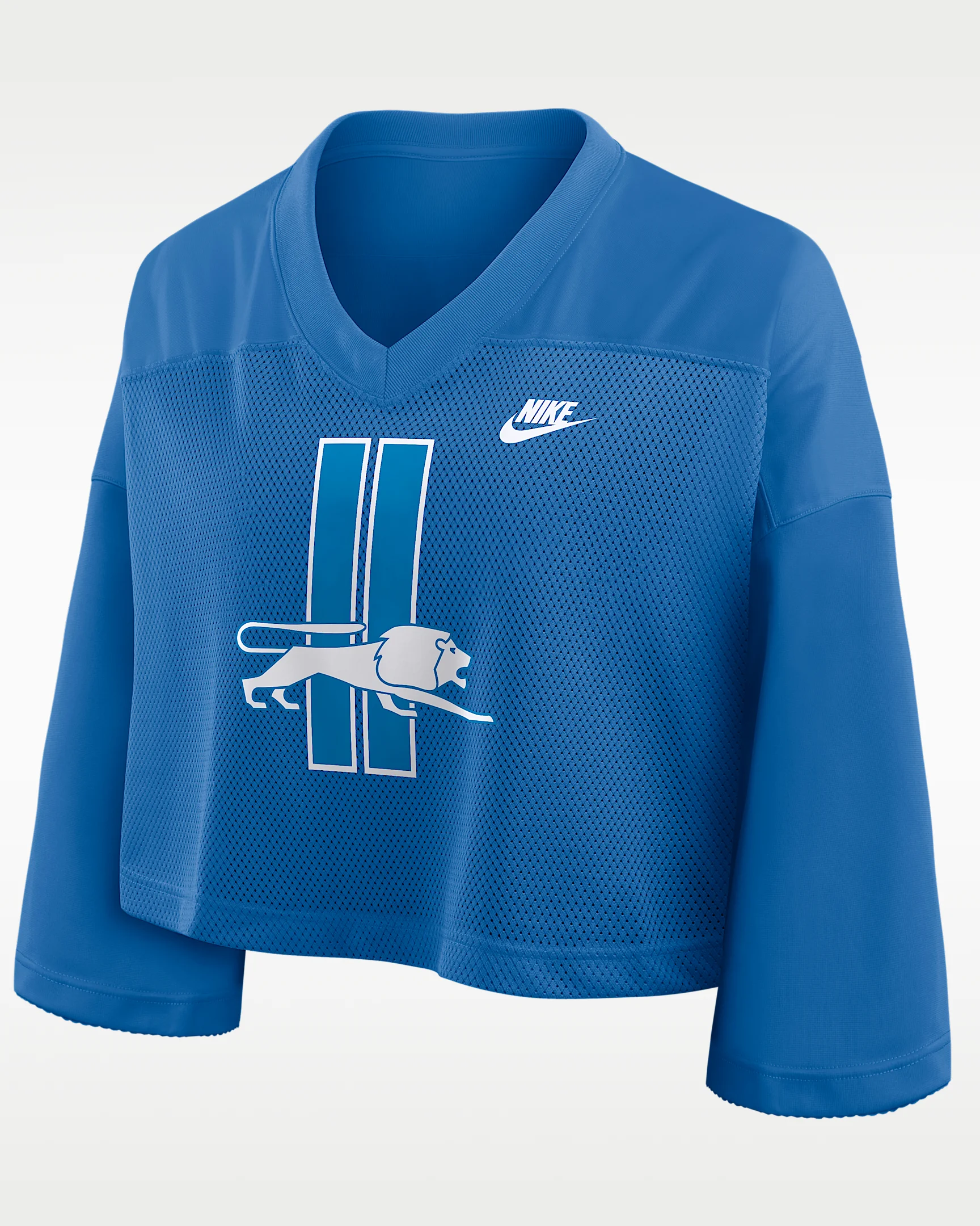 Detroit Lions Rewind Fashion Women's Nike Dri-FIT NFL Cropped Jersey - 1