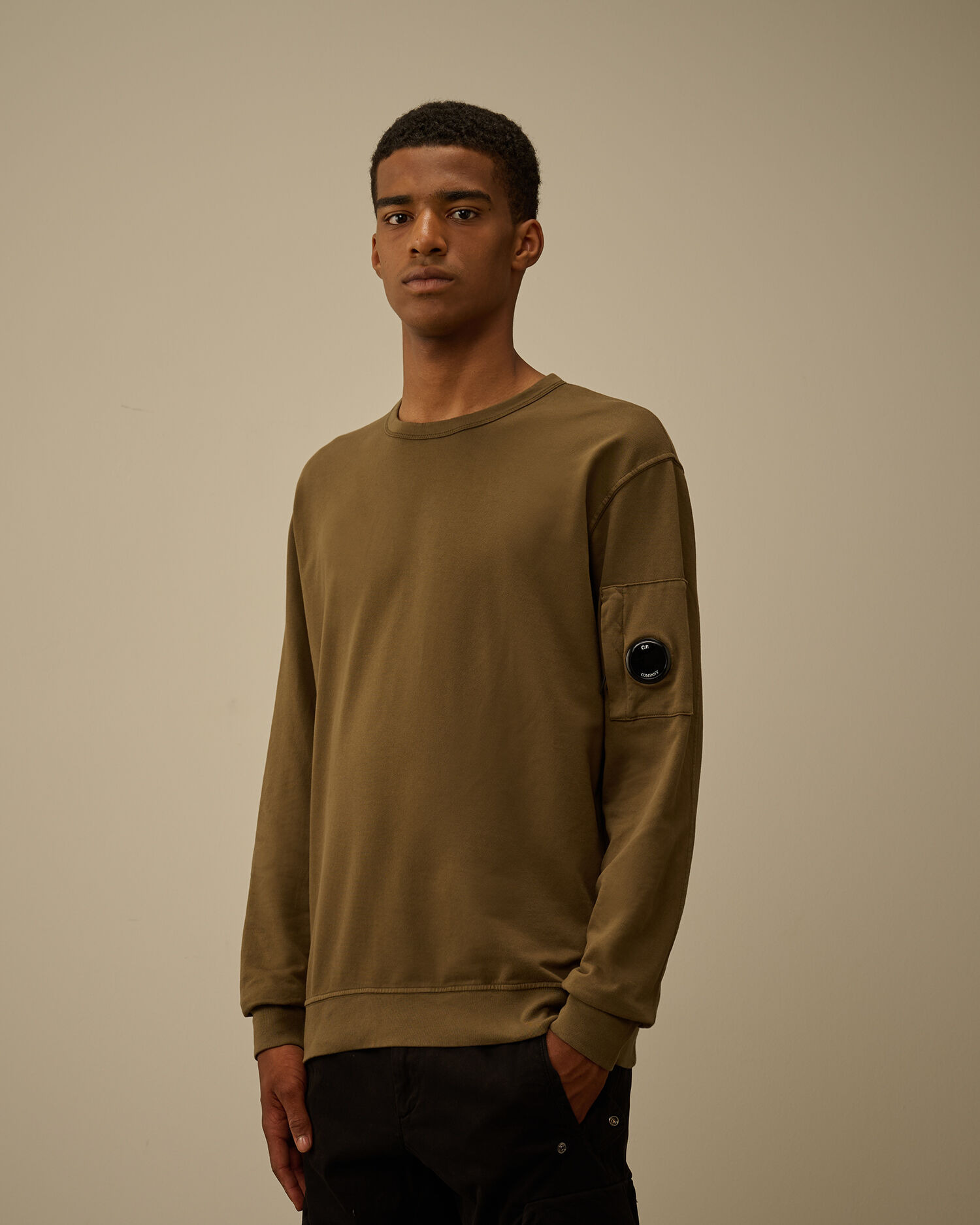 Light Fleece Crewneck Lens Sweatshirt - 3