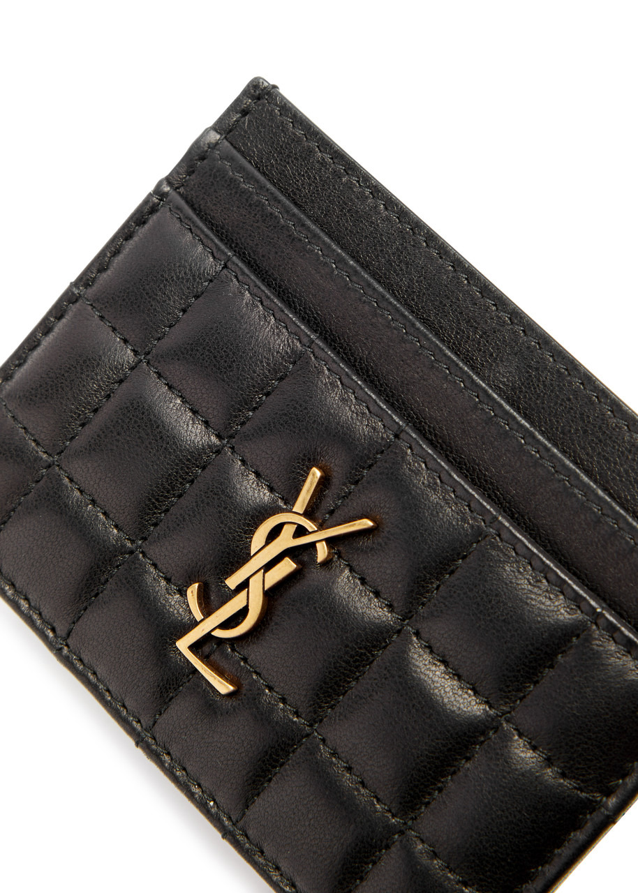Saint Laurent Quilted Leather Card Holder - 3