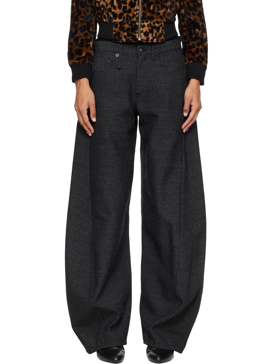 Gray Janine Trousers - 1