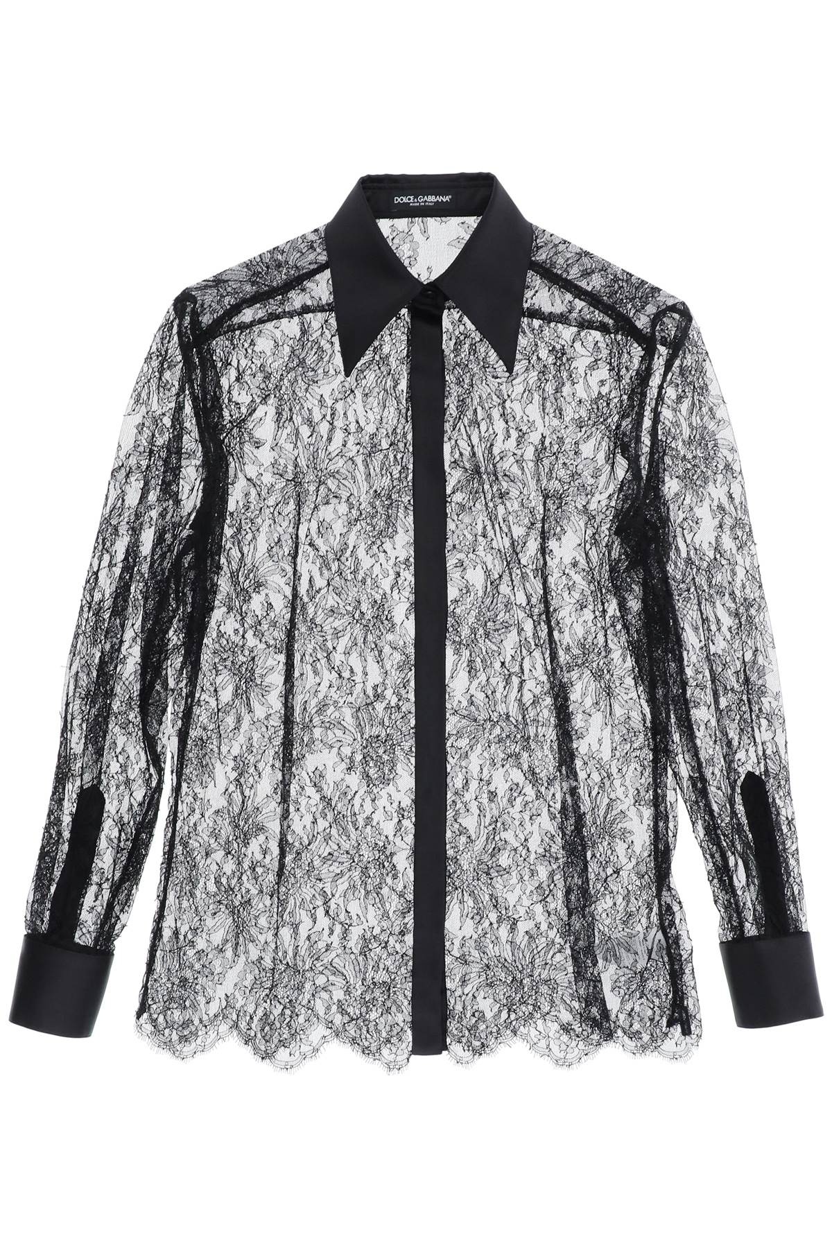 Dolce & Gabbana Chantilly Lace Shirt Women - 1