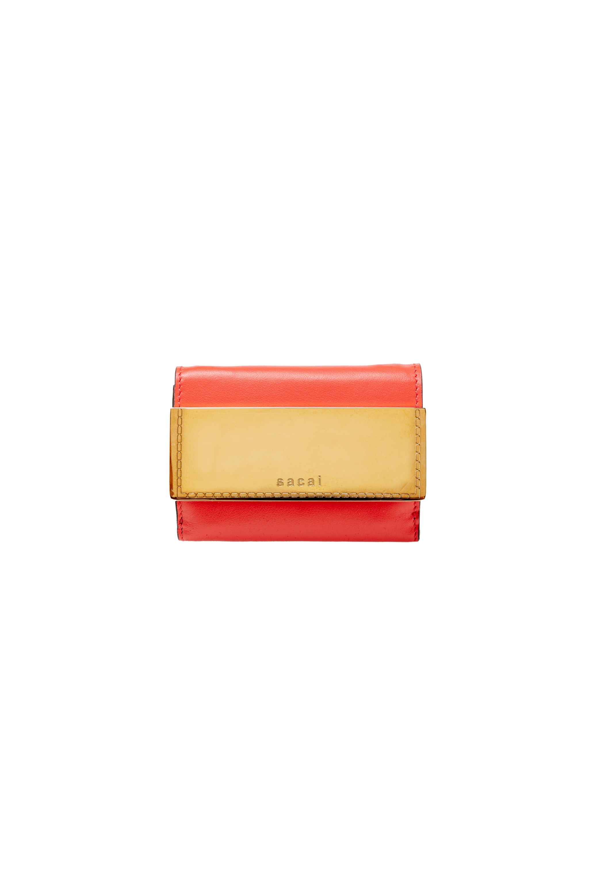 【sacai】Half l Trifold Wallet sacai Half Metal Trifold Wallet | sacai | REVERSIBLE