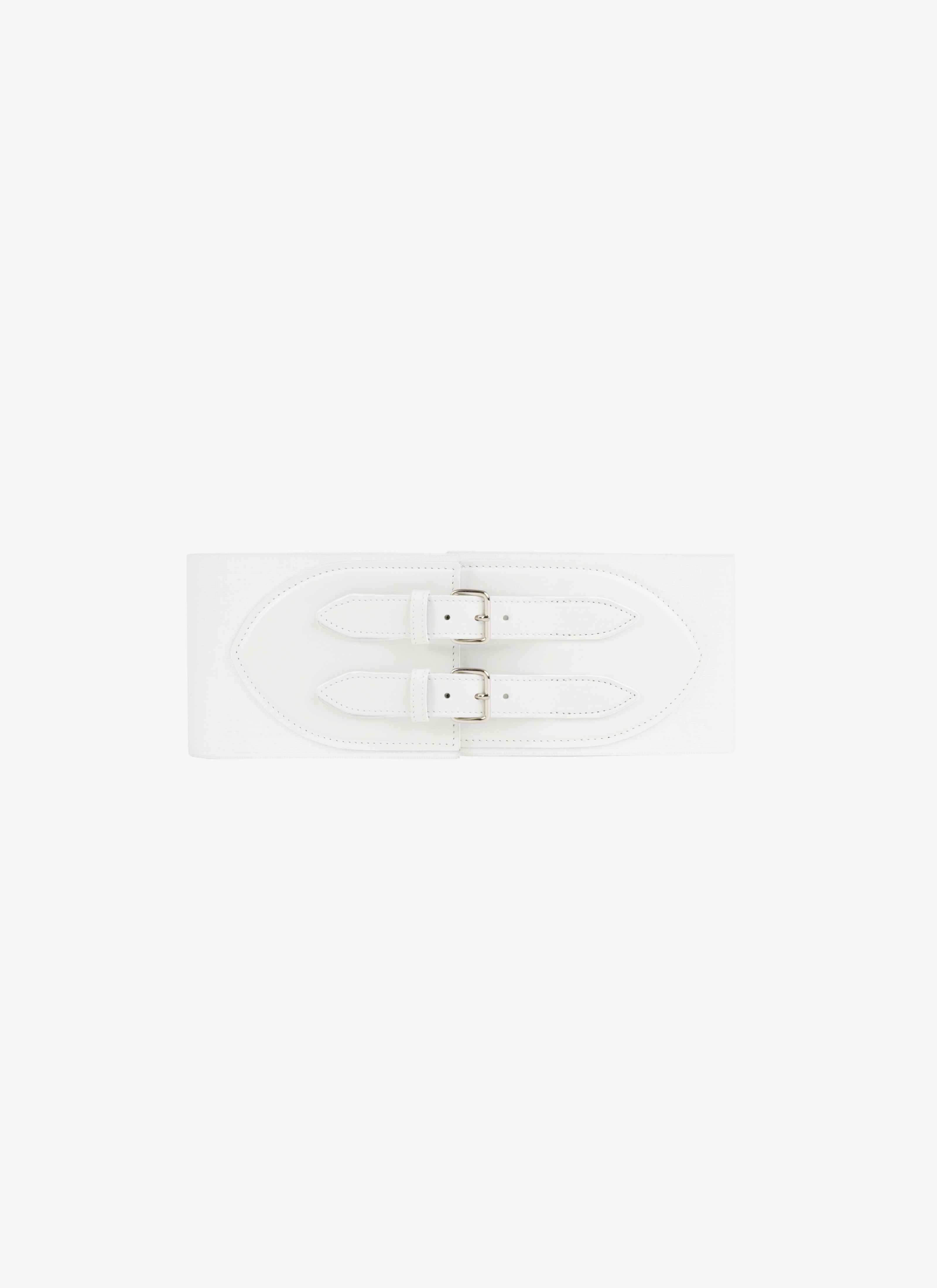 CORSET ELASTIQUE BELT IN STRETCH AND CALFSKIN - 1