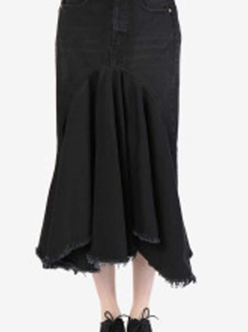 VETEMENTS denim midi skirt outlook