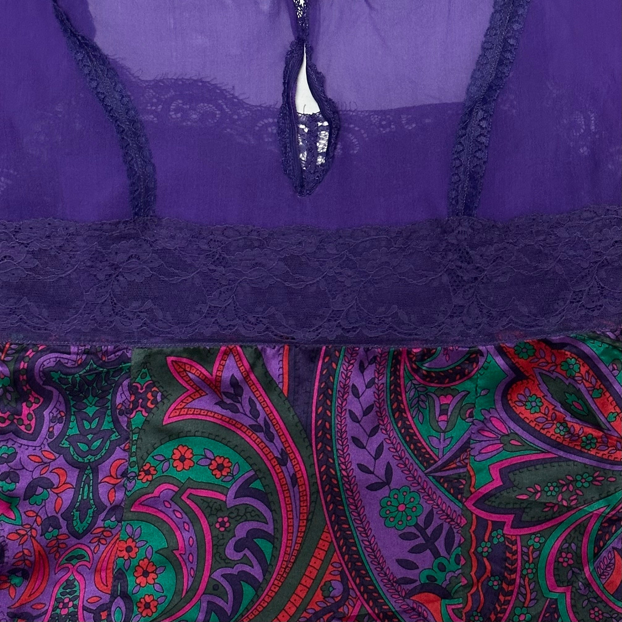D&G - D&G Fall Winter 2004 Paisley Print Lace Trim Top - 4