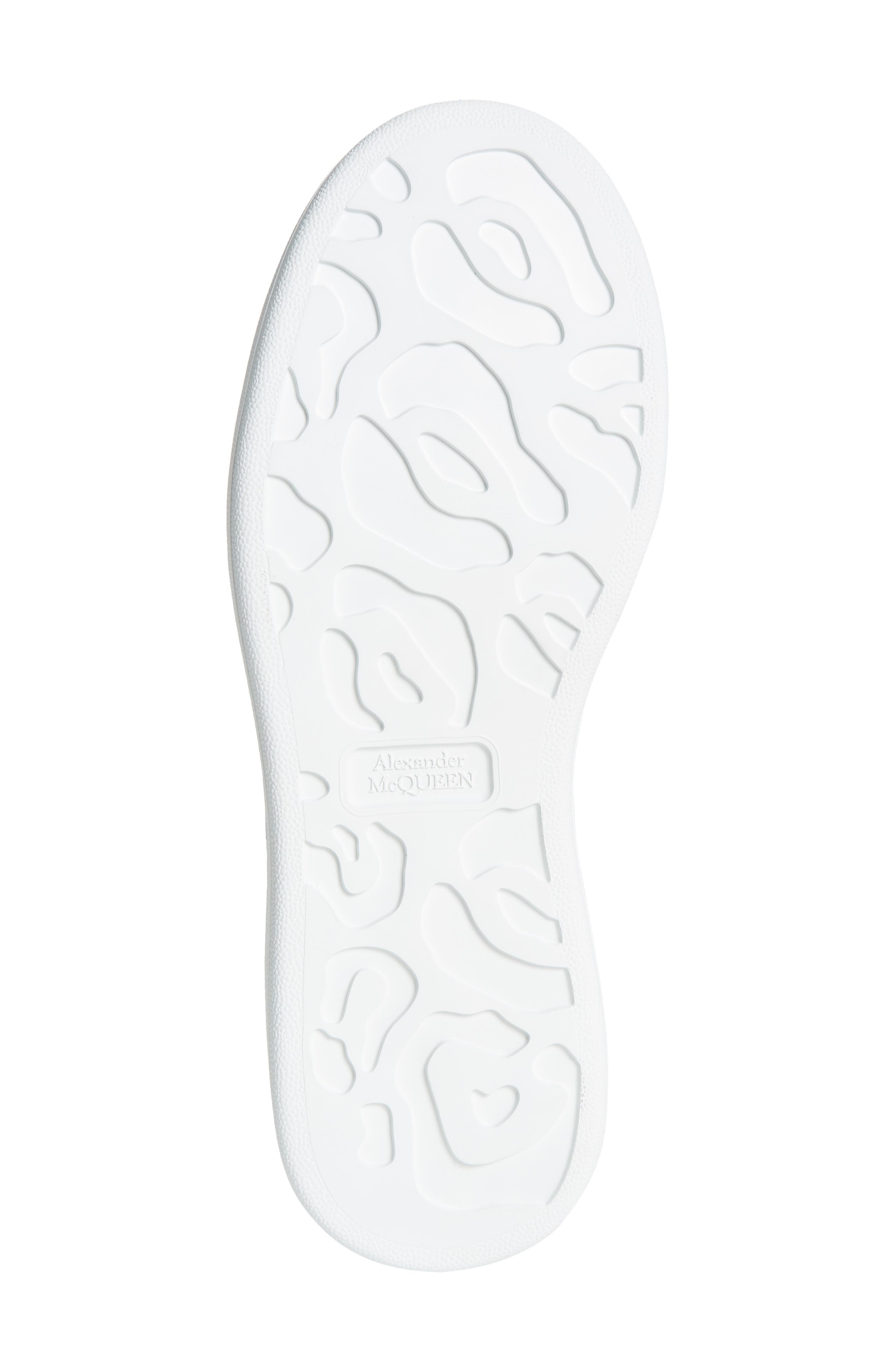 McQueen Oversize Sneaker in White/Black at Nordstrom - 6