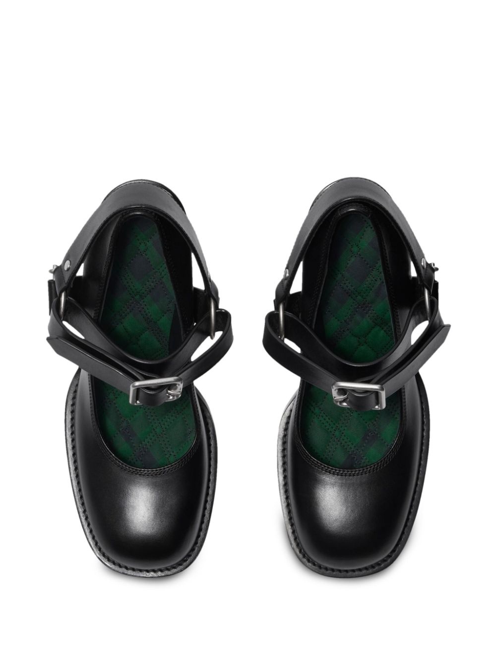 Stirrup 85mm leather pumps - 4