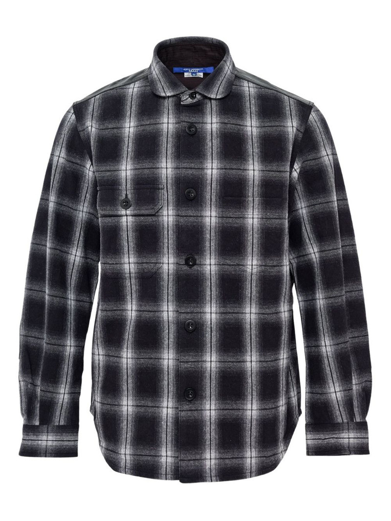 checked long-sleeve shirt 1