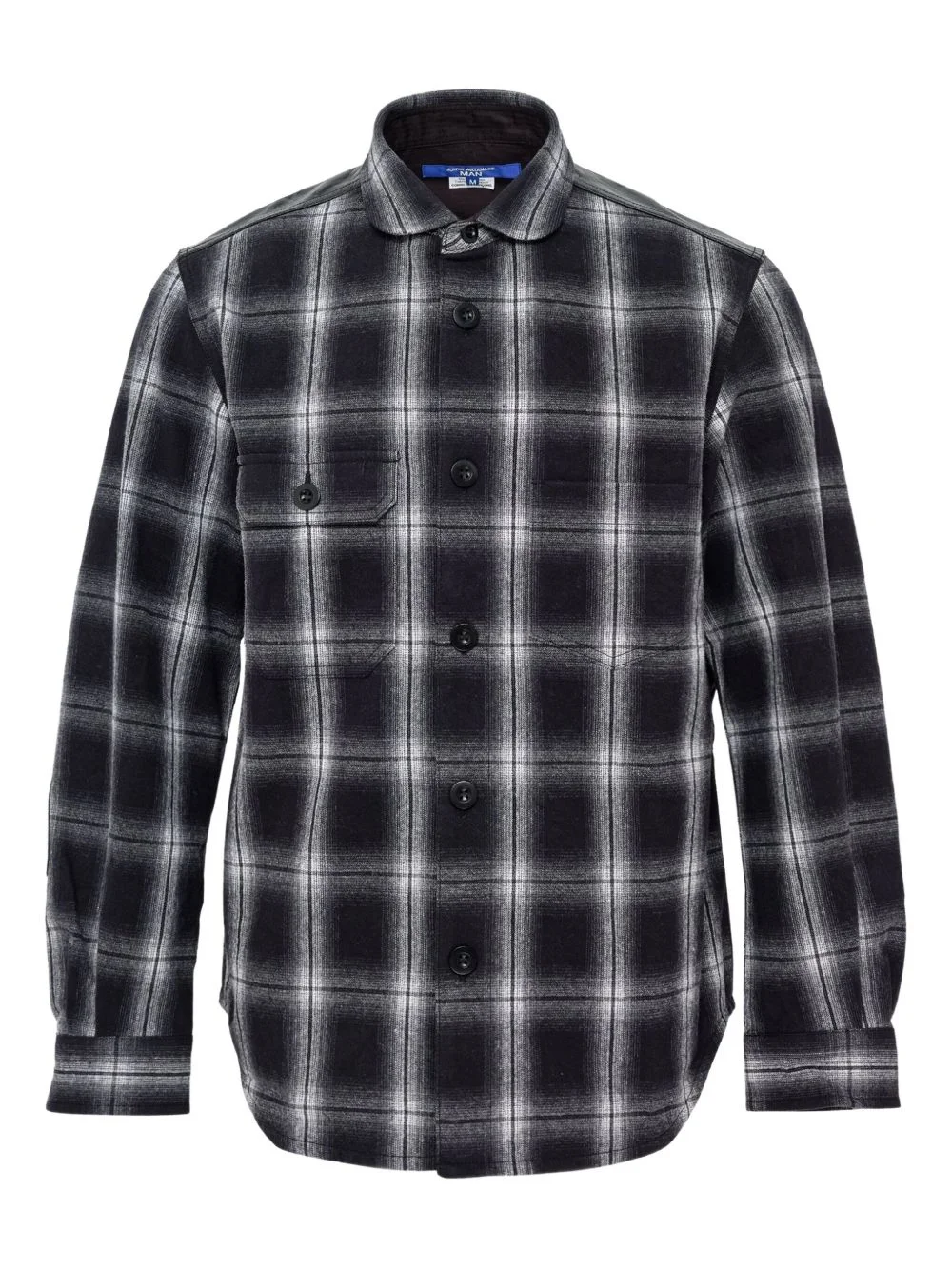 checked long-sleeve shirt - 1