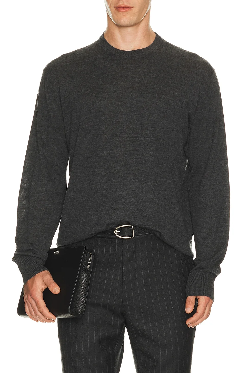 Ultrafine Merino Wool Oversized Crew Neck - 1