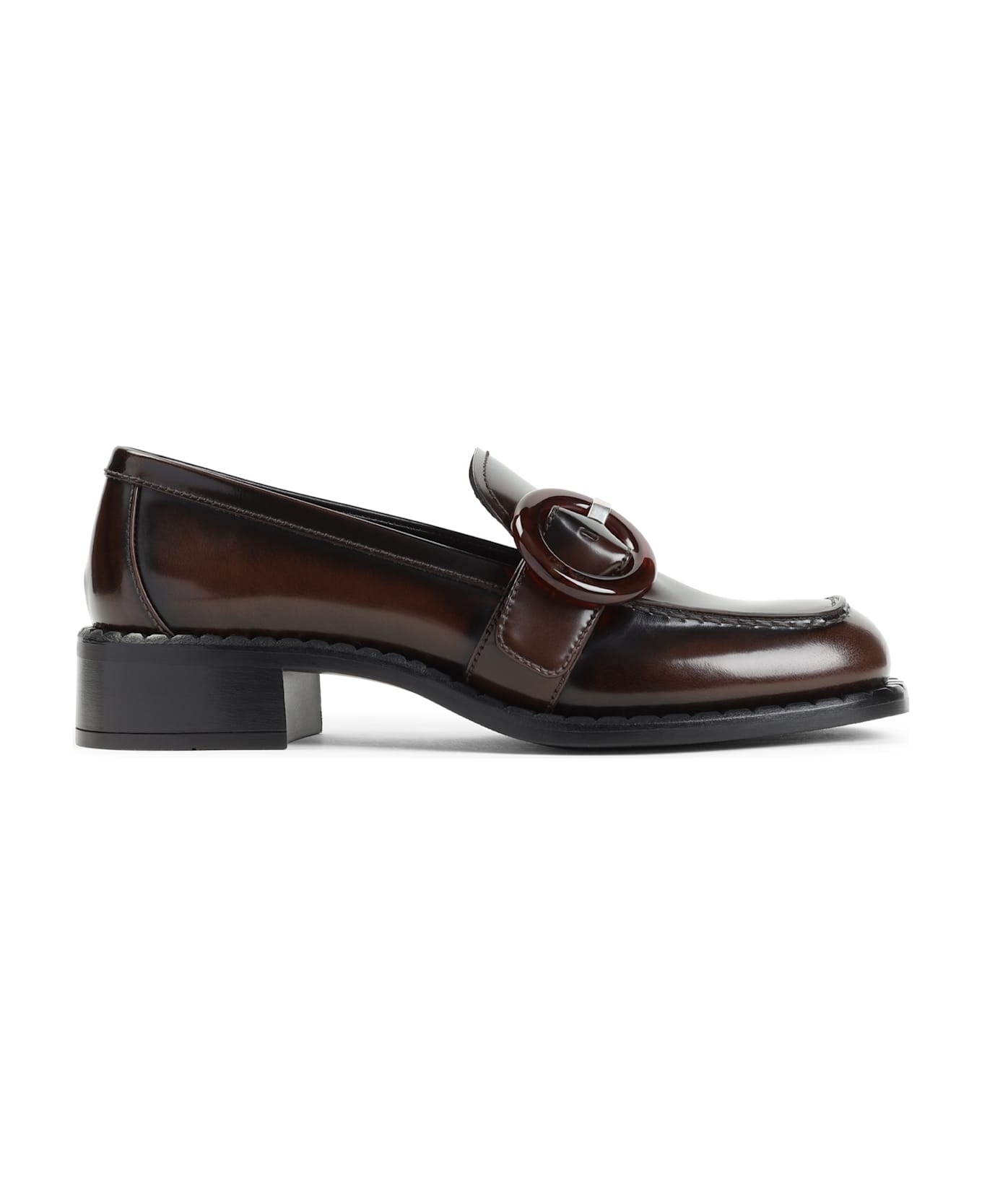 Brown Leather Loafers - 2