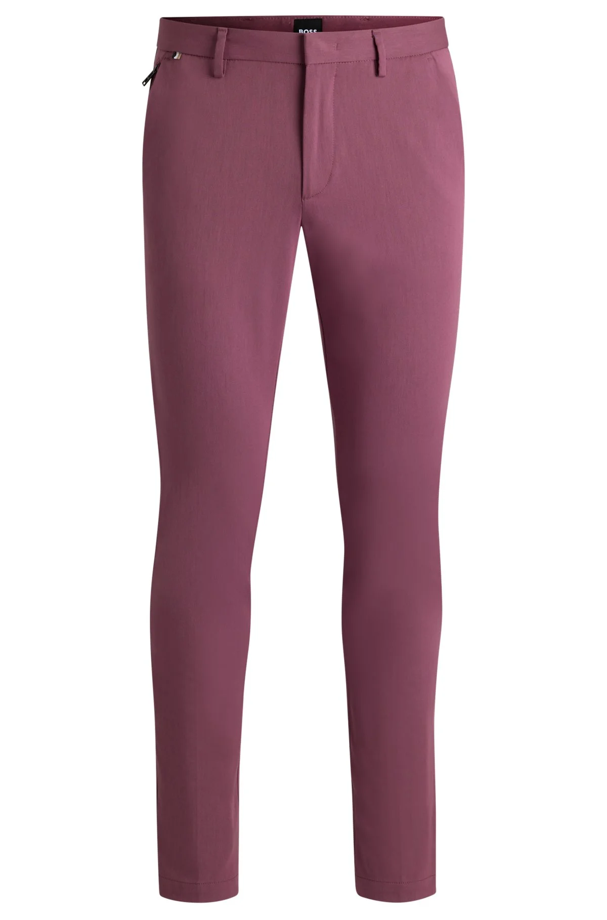 SLIM-FIT TROUSERS IN STRETCH COTTON - 1