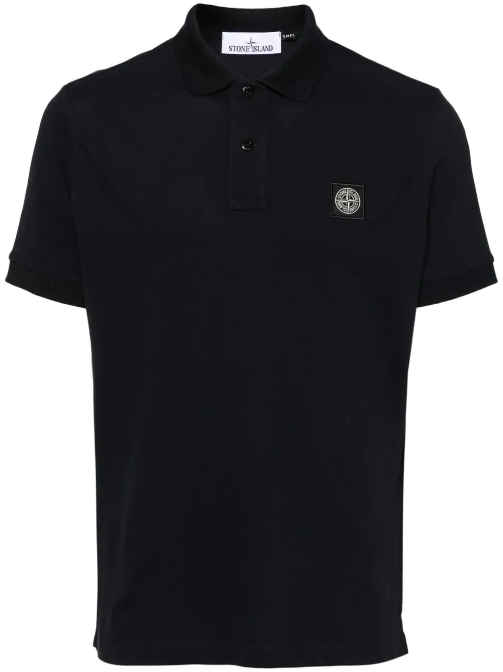 Stone Island Men Slim Fit Cotton Piqué Polo Shirt - 1