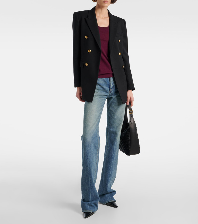 SAINT LAURENT Wool tank top outlook