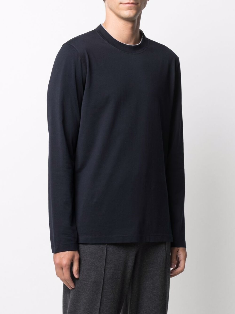 crew-neck cotton-jersey T-shirt - 3