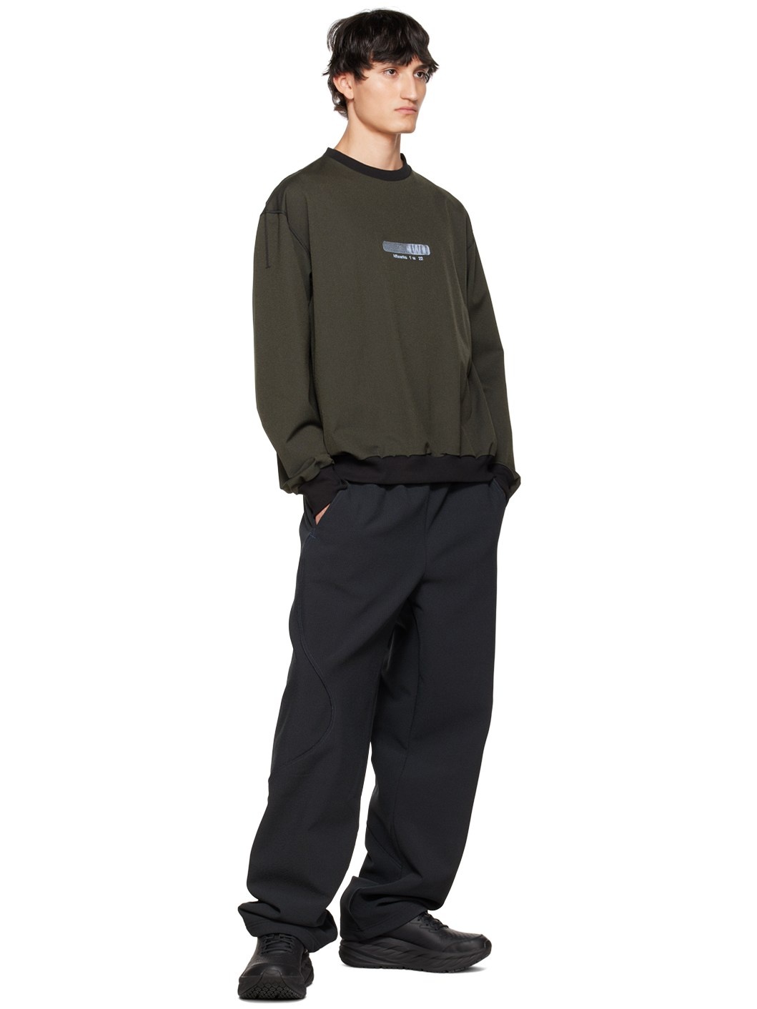 【AFFXWRKS】SPIRIT PULLOVER Brown Spirit Sweatshirt by AFFXWRKS on Sale