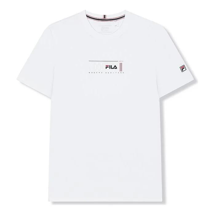 FILA Modern Heritage Collectio T-shirt 'White' F11M421110FWT - 1