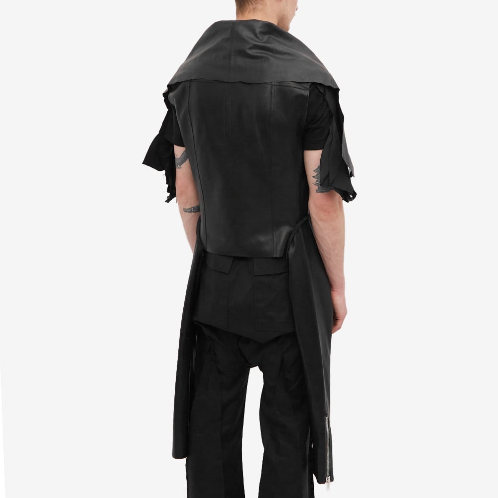 Rick Owens SWAMPGOD by END. Leather Gilet - 3