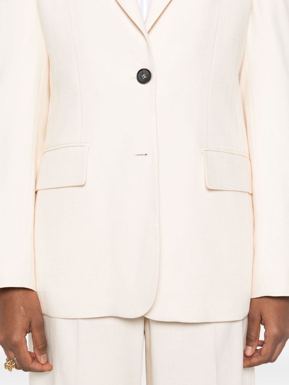 single-breasted blazer - 5
