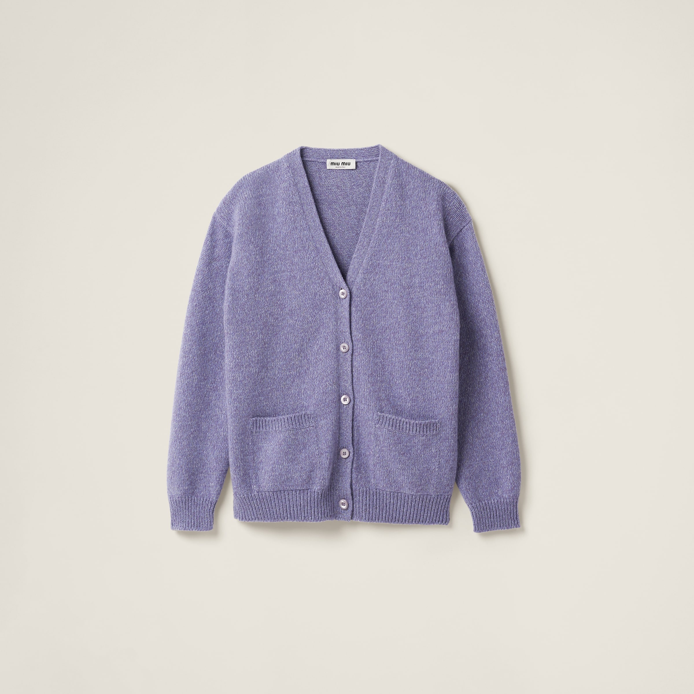 Wool and cashmere cardigan - 1