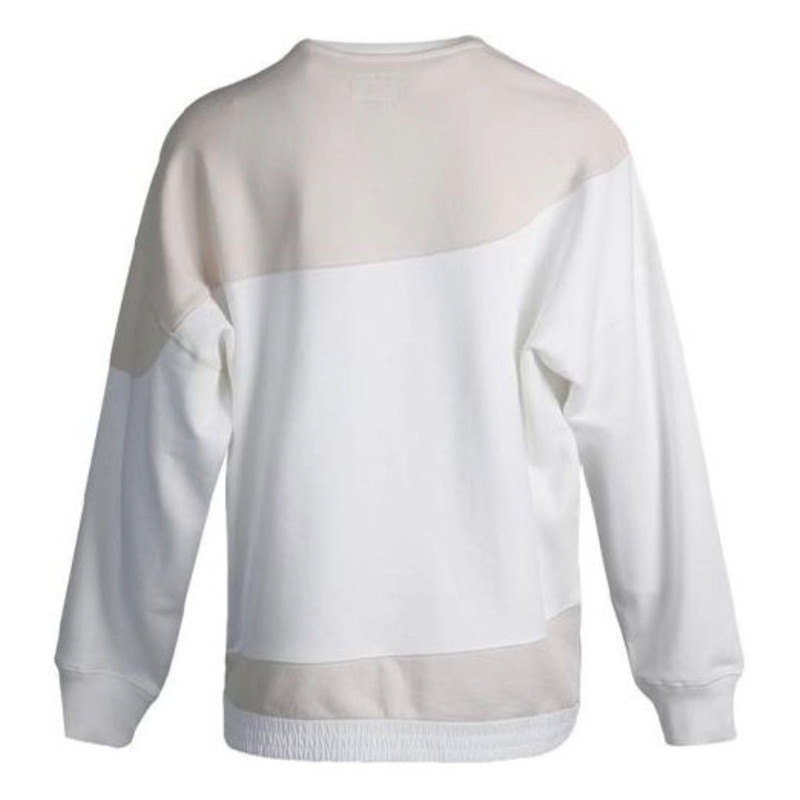 Converse (WMNS) Converse Casual Sweatshirt 'White Pink' 10019789-A03 outlook