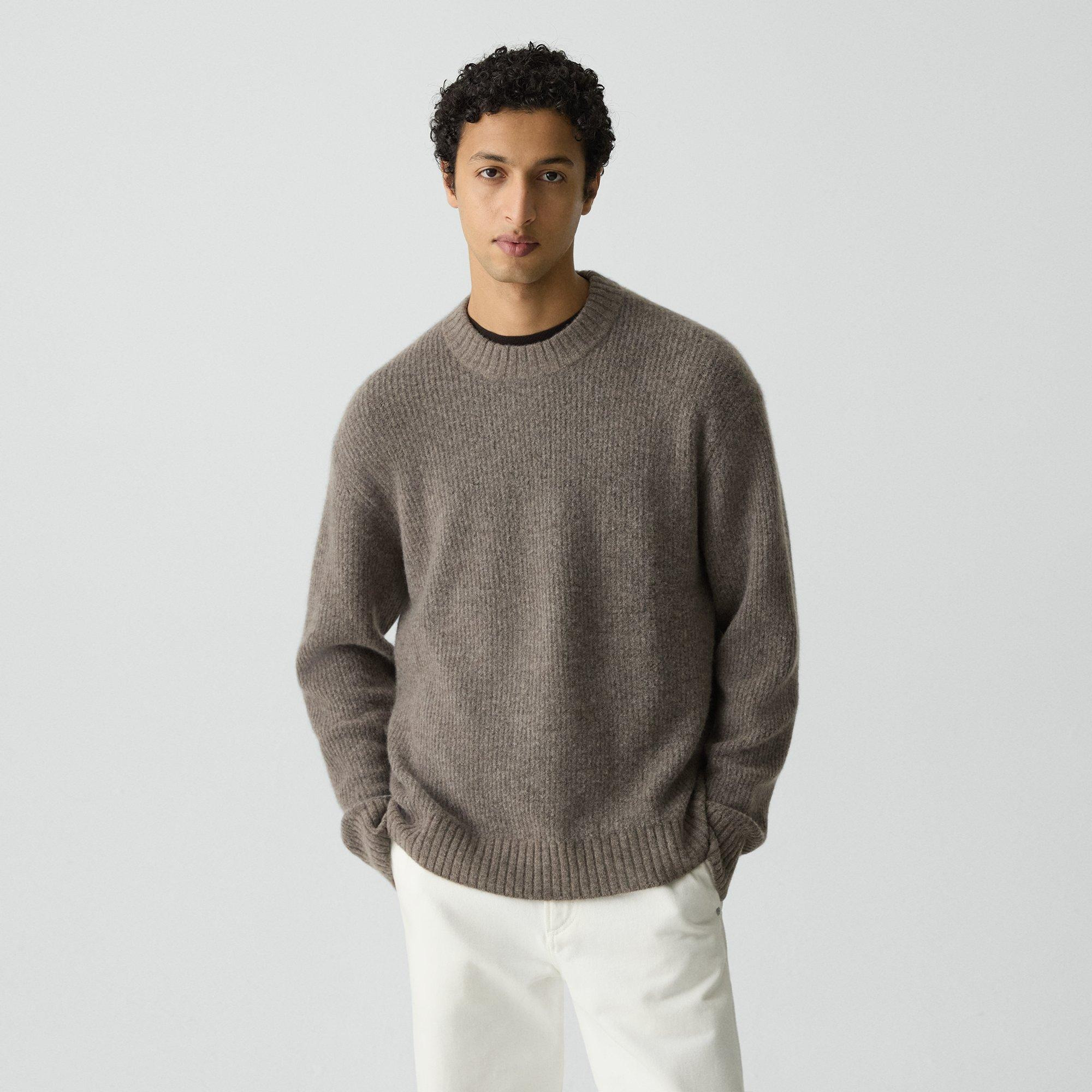 Relaxed Crewneck Sweater in Astor Wool - 2