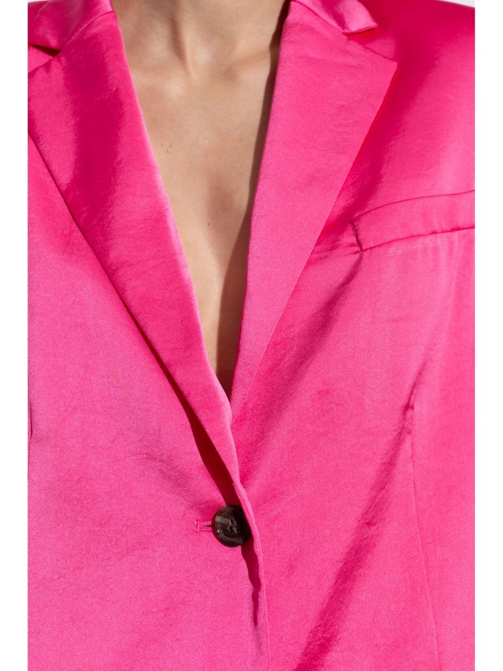 satin-finish blazer - 5