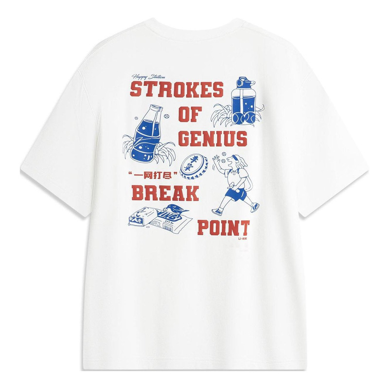 Li-Ning Li-Ning Cartoon Graphic T-shirt 'White' AHSU541-1 outlook