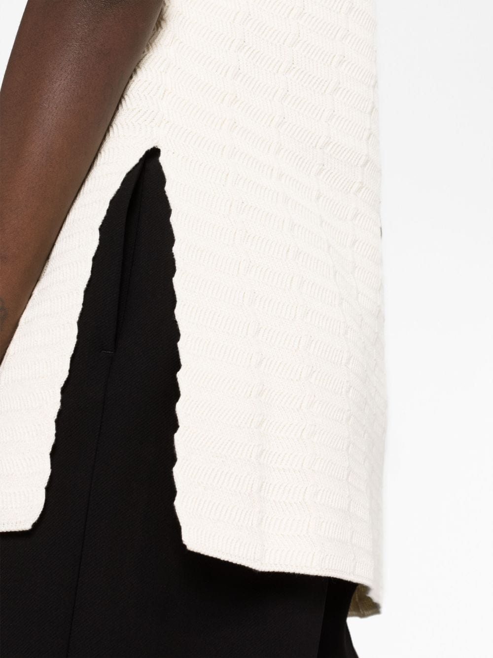 sleeveless knitted top - 3