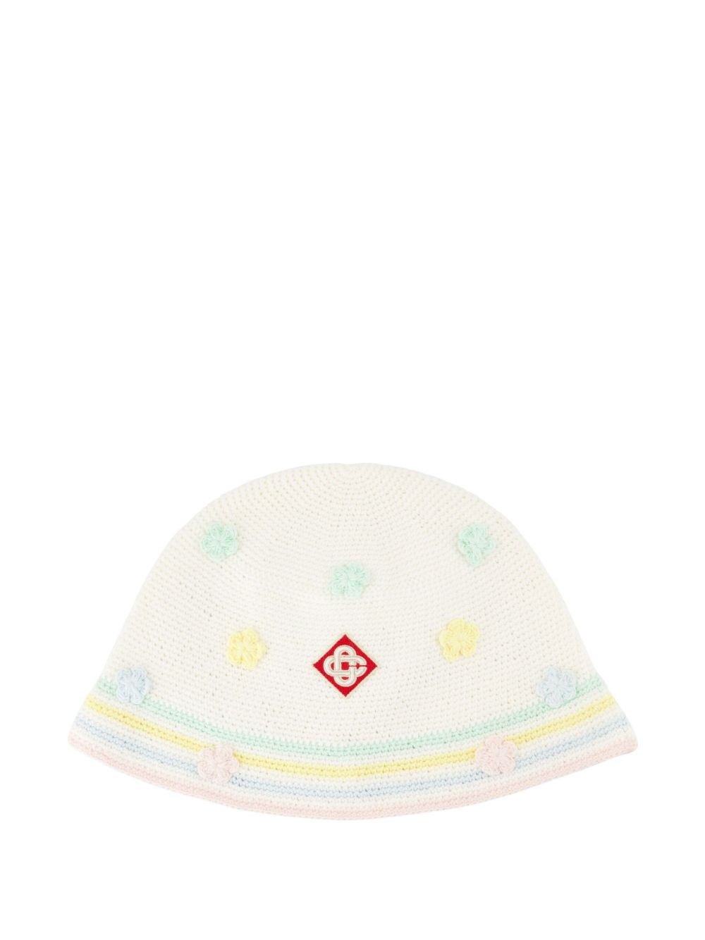 embellished crochet hat - 3