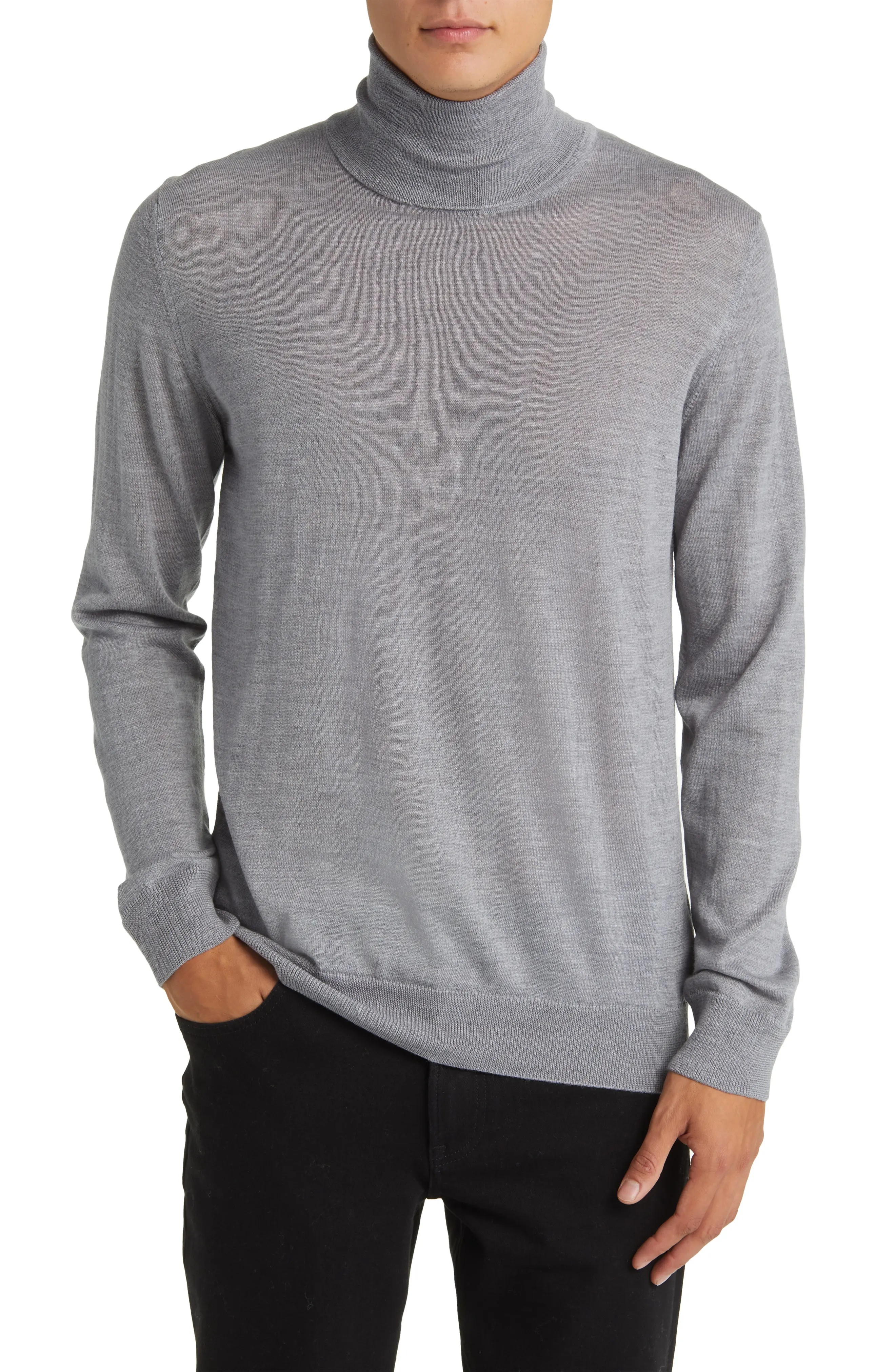 Richard 6630 Merino Wool Turtleneck Sweater - 1