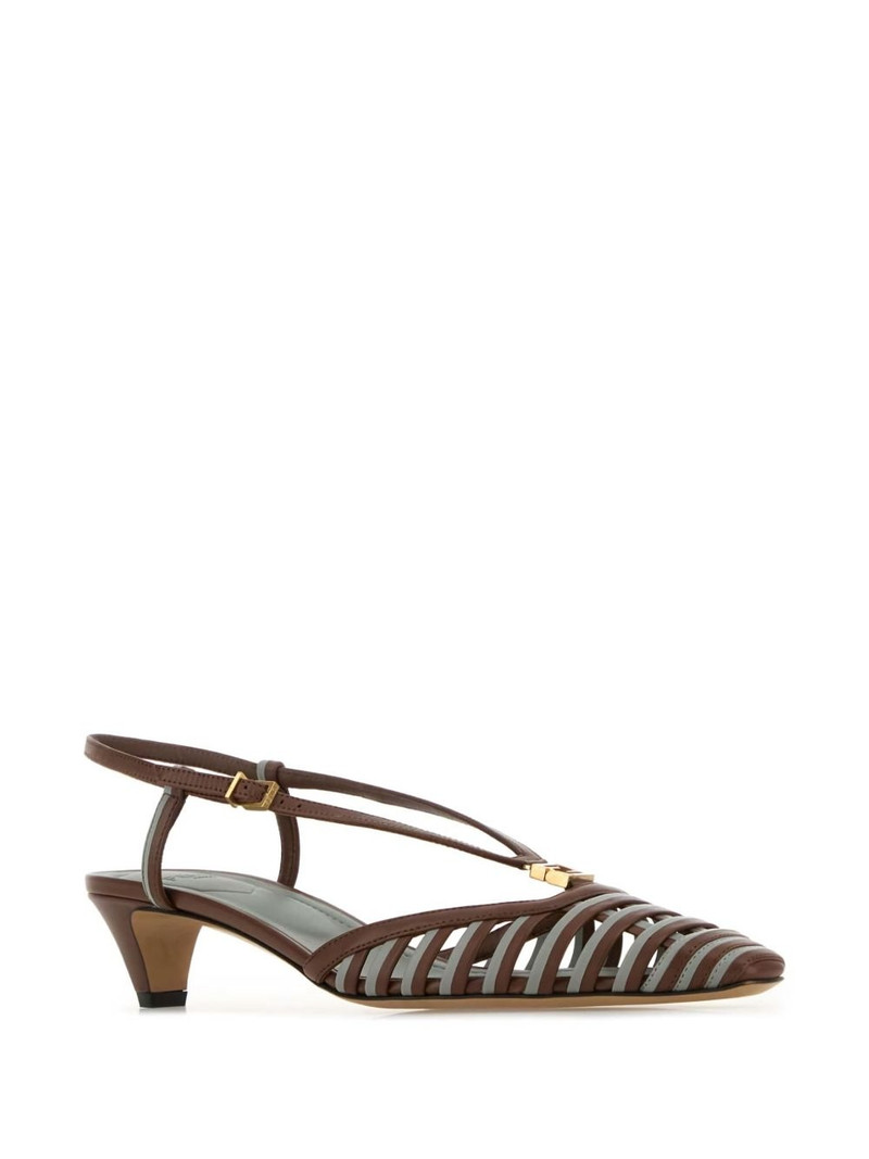 FENDI 40mm FFold slingback pumps outlook