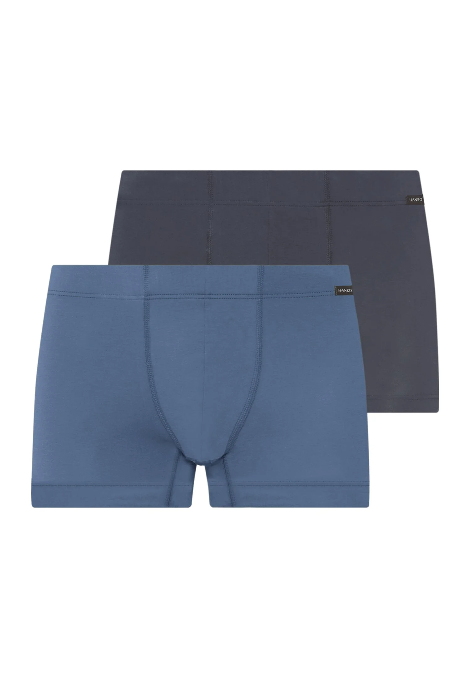 Cotton Essentials 2-Pack Cotton Boxer Briefs With Covered Waistband - 1