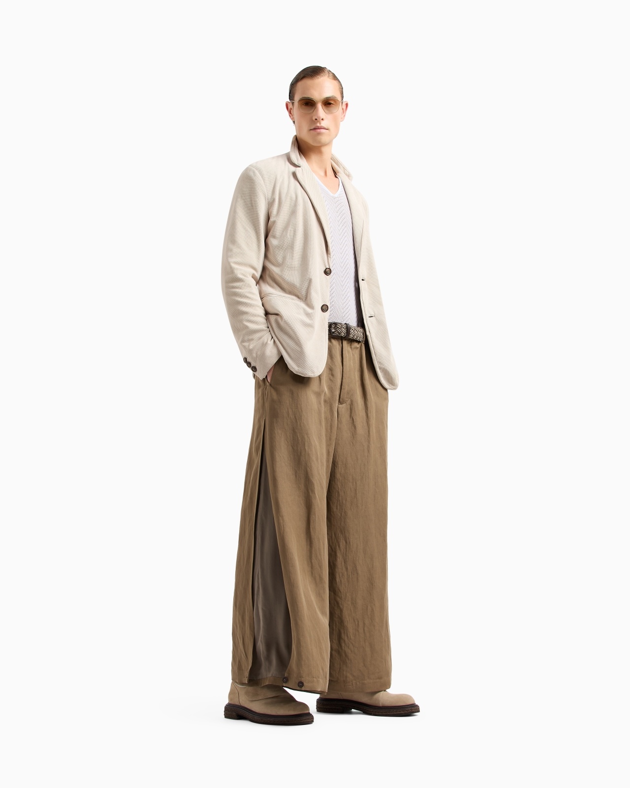 CASHMERE, VISCOSE AND SILK JACQUARD JUMPER - 2