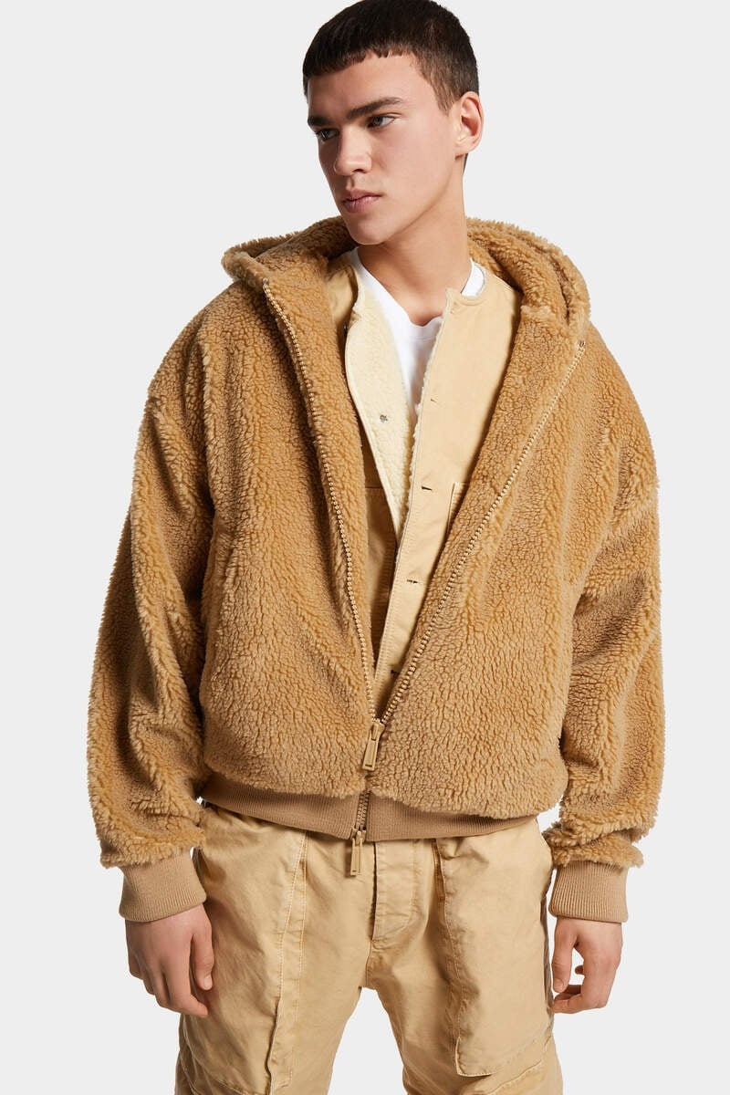 ICON NEW GENERATION RELAX FIT TEDDY ZIP SWEATSHIRT 3
