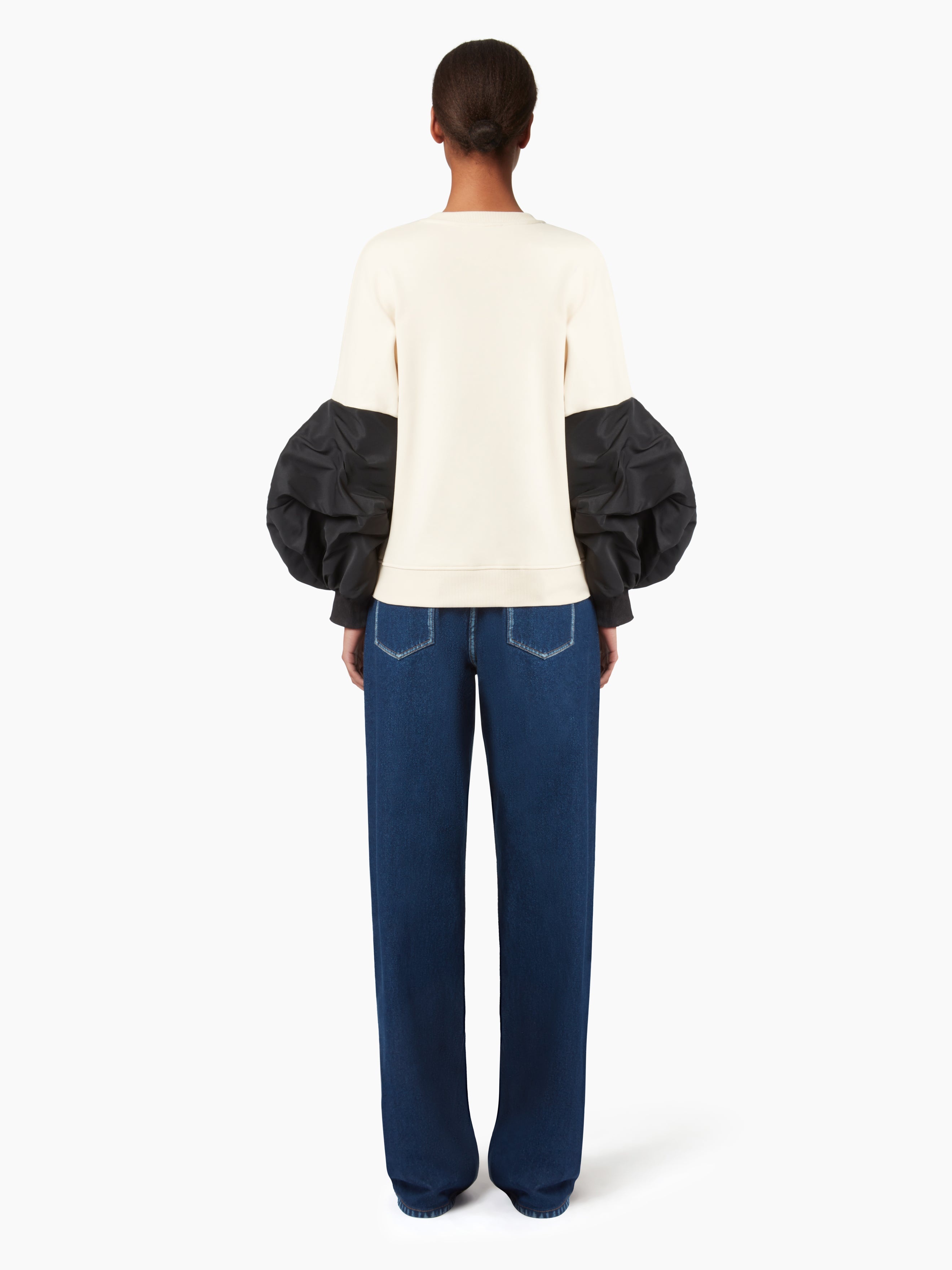 KNITTED SWEATER WITH COCOON SLEEVES - 4